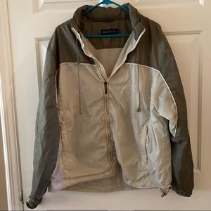 PGA Tour Windbreaker Zipper Hood and Hidden Pockets